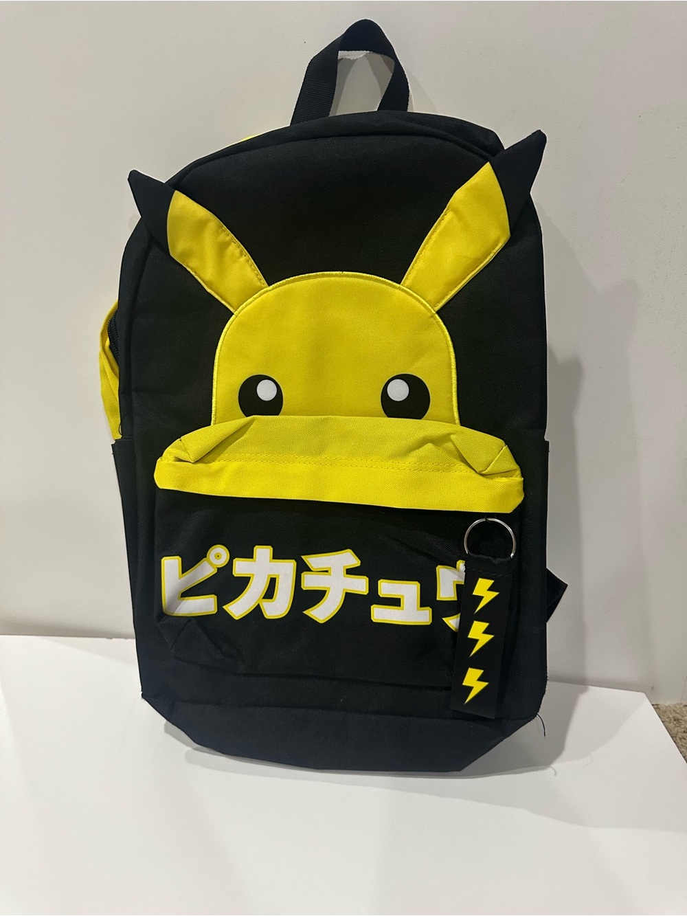 Pokémon Pikachu Backpack Black Yellow Anime School Bag BioWorld 2022